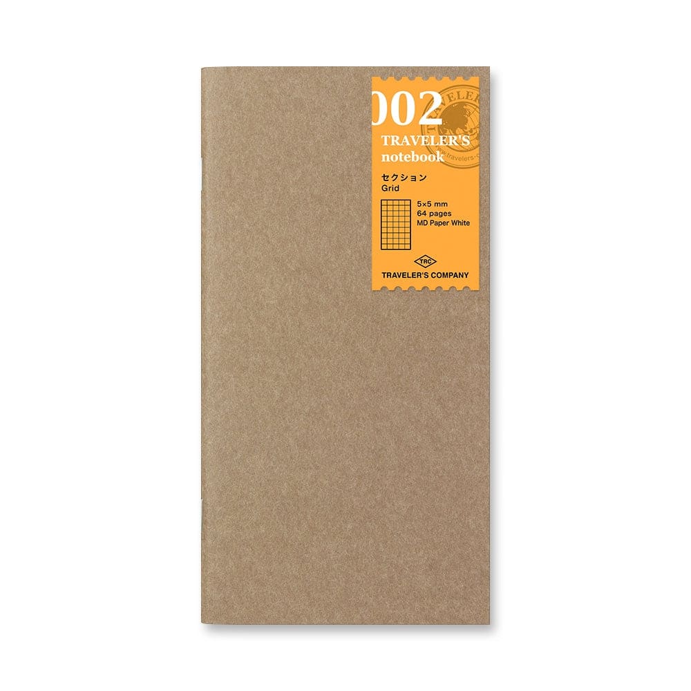 002 - Carnet carreaux (classique) TRAVELER’S NOTEBOOK REFILLS