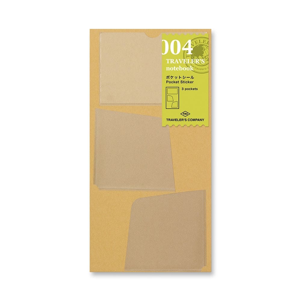 004 - Pochettes adhésives (classique) TRAVELER’S NOTEBOOK REFILLS