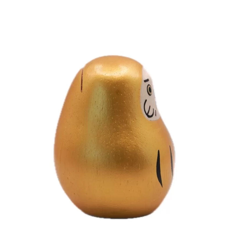 Daruma Engimon Or en Bois