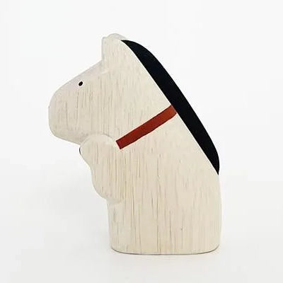 Wooden Figurine – Maneki UMA – Lucky Charm Figurines