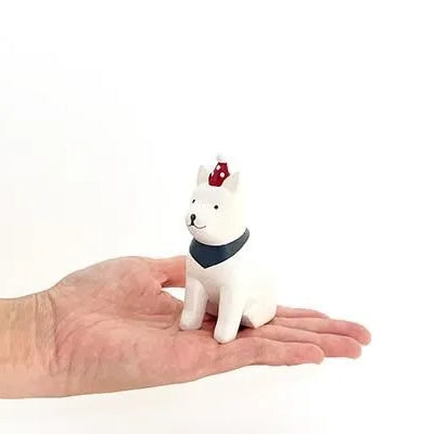 Wooden Figurine – Akita Dog – Polepole Christmas