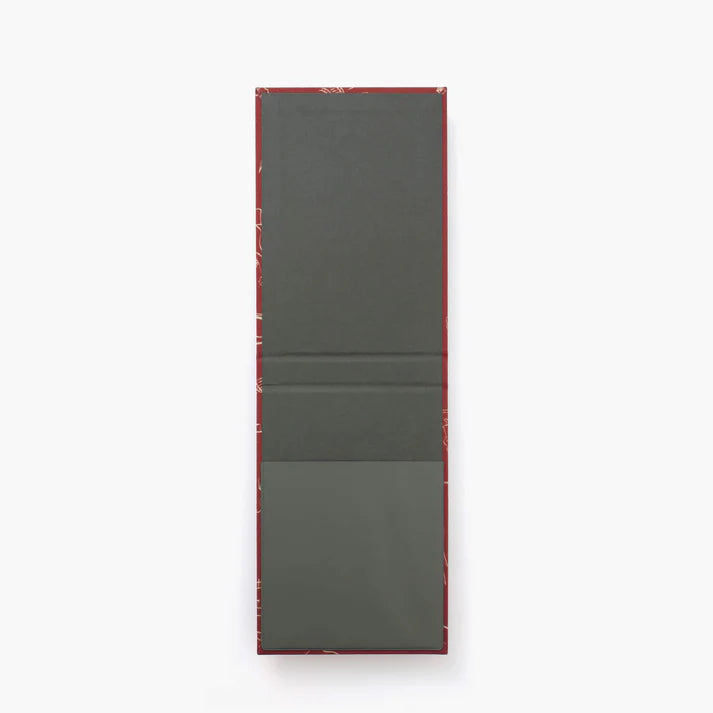 Couverture pour carnet Mini note - History burgundy par Palmehuset