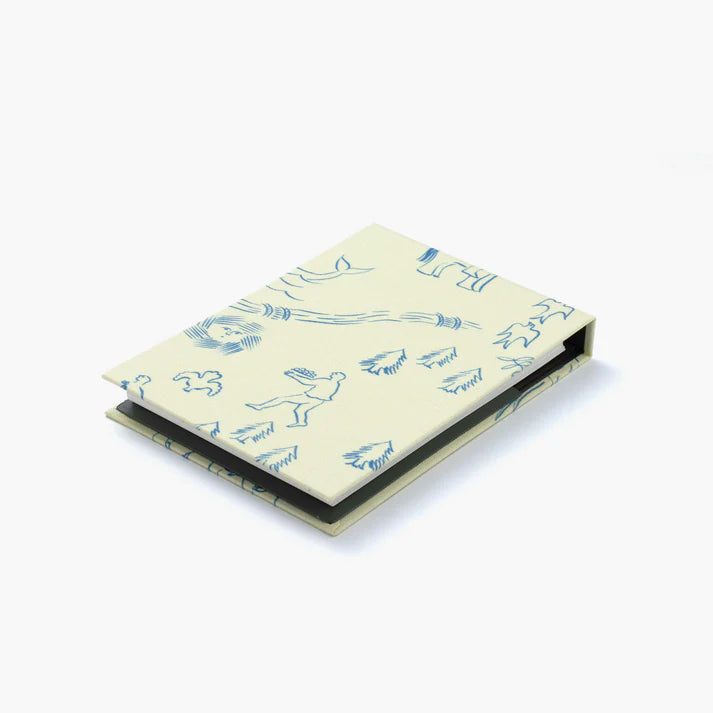 Couverture pour carnet Mini note - History Ivory par Palmehuset