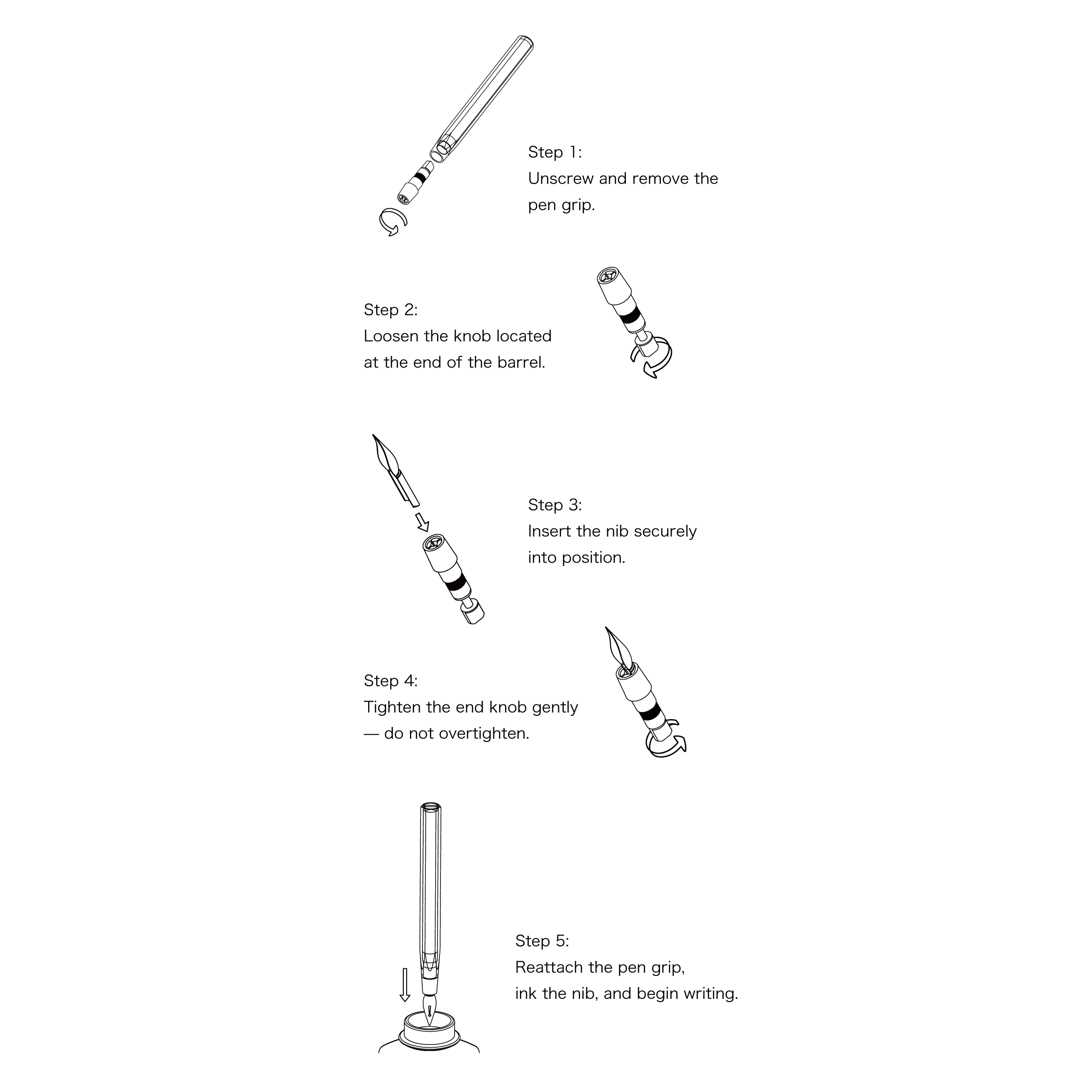 Stylo plongeant Glamour Evolve – Elemental – Or laiton