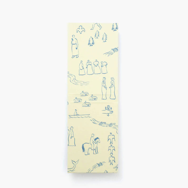 Couverture pour carnet Mini note - History Ivory par Palmehuset