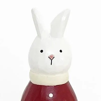 Holzfigur – Weihnachtsmann Hase