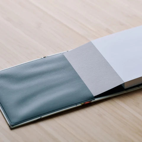 Couverture pour carnet Mini note - Katakai shibori stripe par Y. & SONS