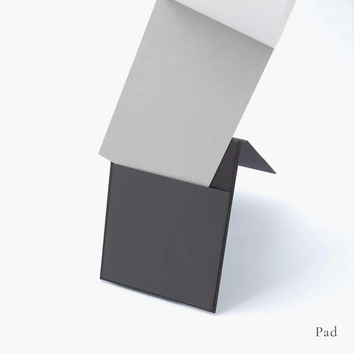 Couverture pour carnet Mini note - Gris par Shimada Textiles