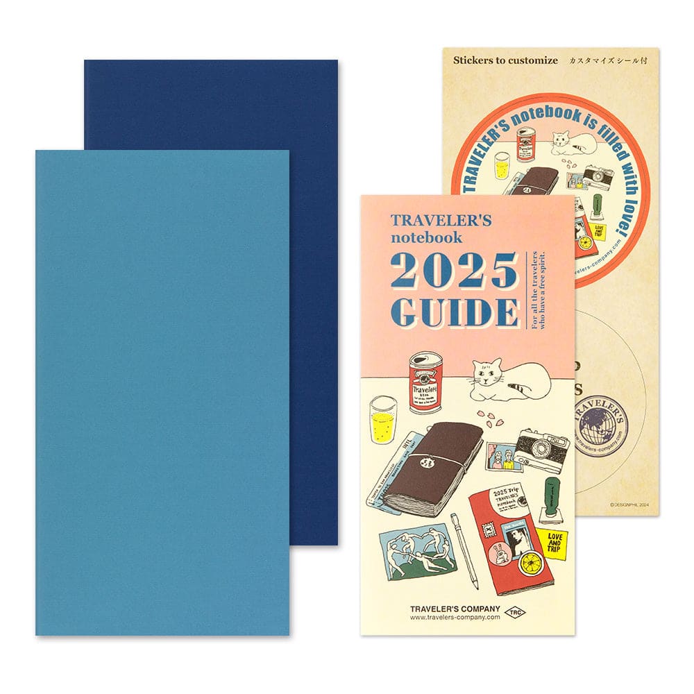 Agenda 2025 Hebdomadaire + Mémo - Taille Standard - TRAVELER’S NOTEBOOK REFILLS