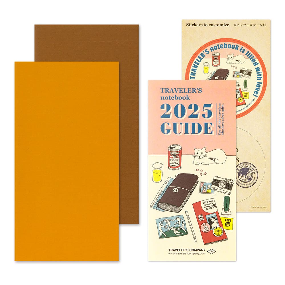 Agenda 2025 Hebdomadaire Verticale - Taille Standard - TRAVELER’S NOTEBOOK REFILLS