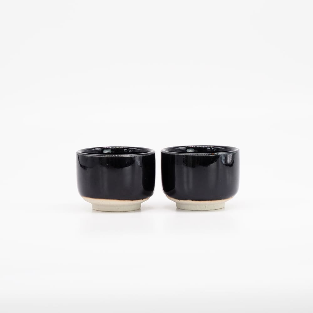 Coffret de 2 verres à Saké - Heuge - Setoguro - VAISSELLE