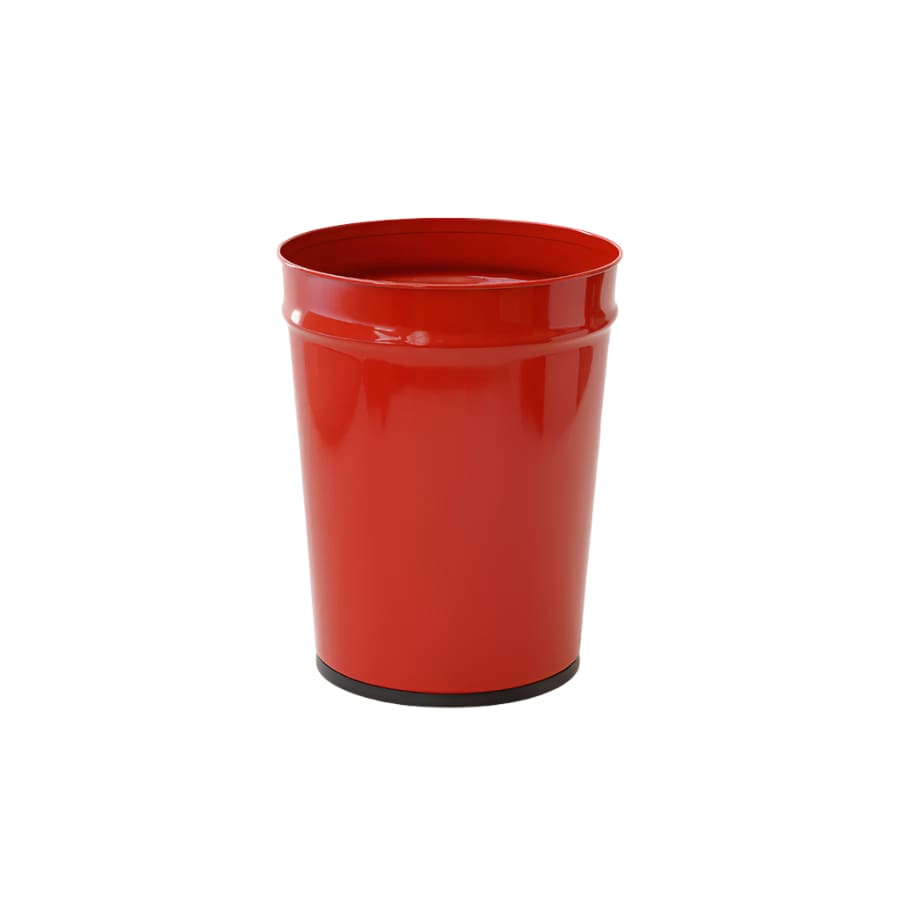 Corbeille à papier conique - Rouge - L - CORBEILLE À PAPIER