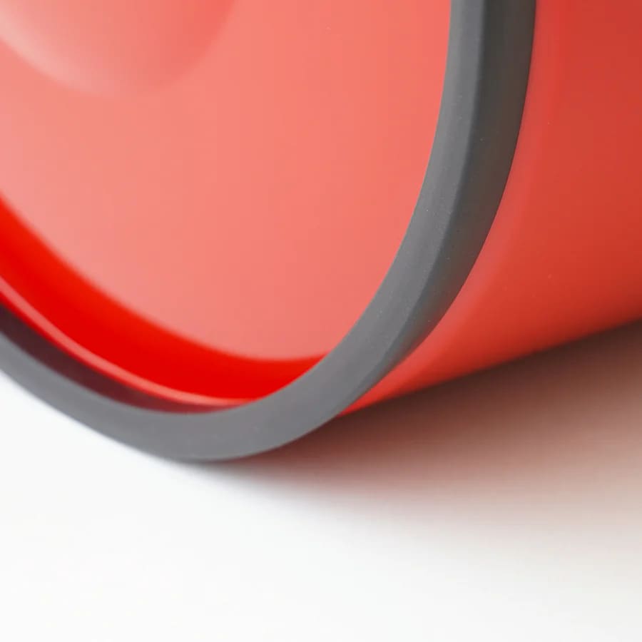 Corbeille à papier conique - Rouge - L - CORBEILLE À PAPIER