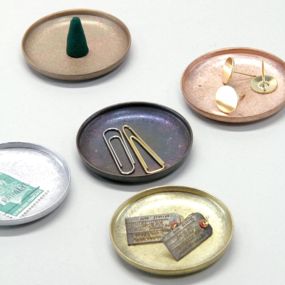 Coupelle en laiton oxydé - PLATE