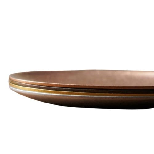 Coupelle - Laiton oxydé - PLATE