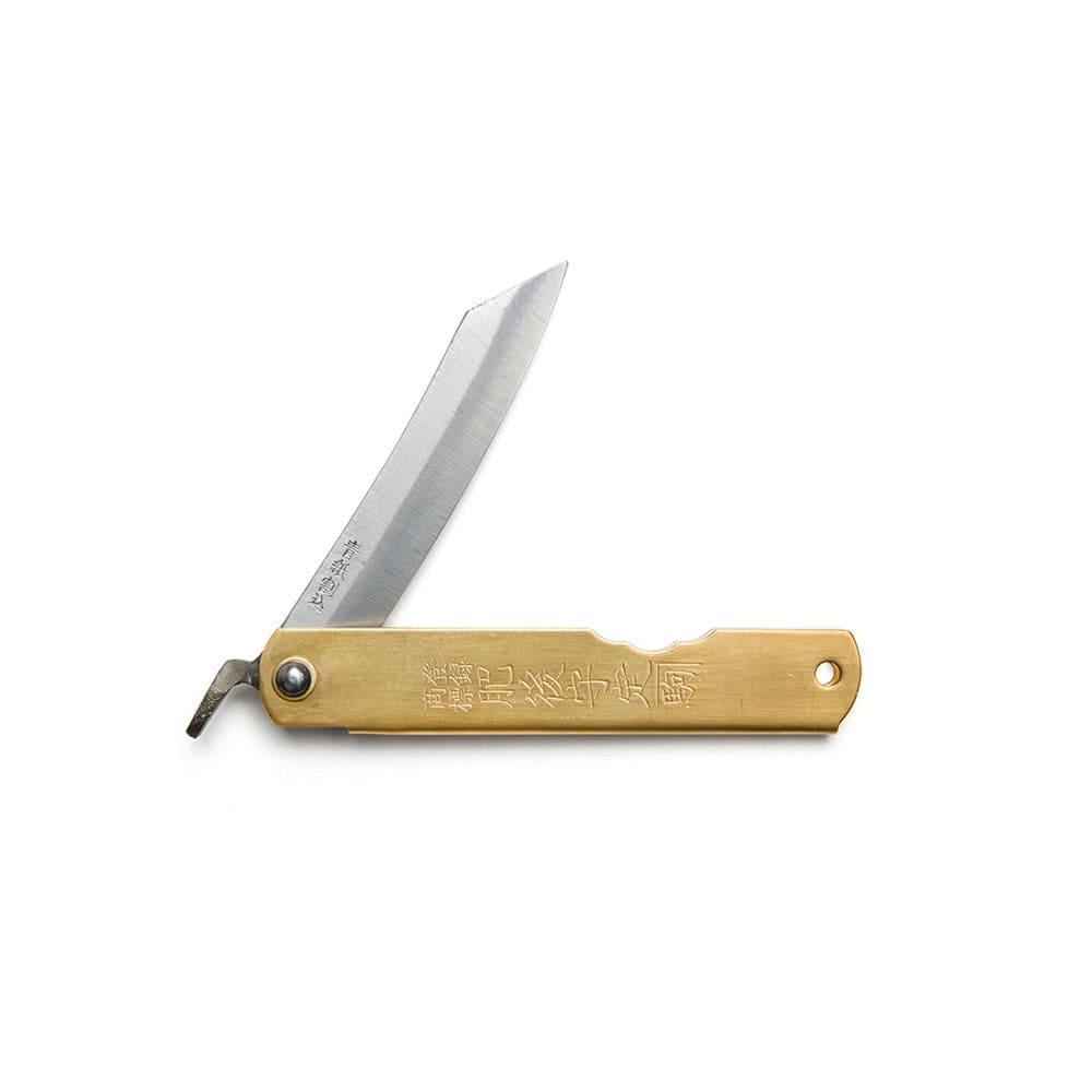 Couteau pliant - Finition laiton- S - COUTEAUX DE POCHES