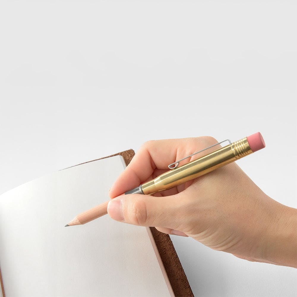 Crayon de poche - laiton - PORTE-MINES