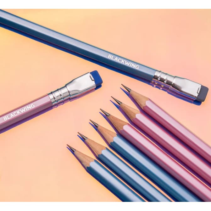 Crayons Nacrés - Bleu (Boîte de 12) - CRAYONS