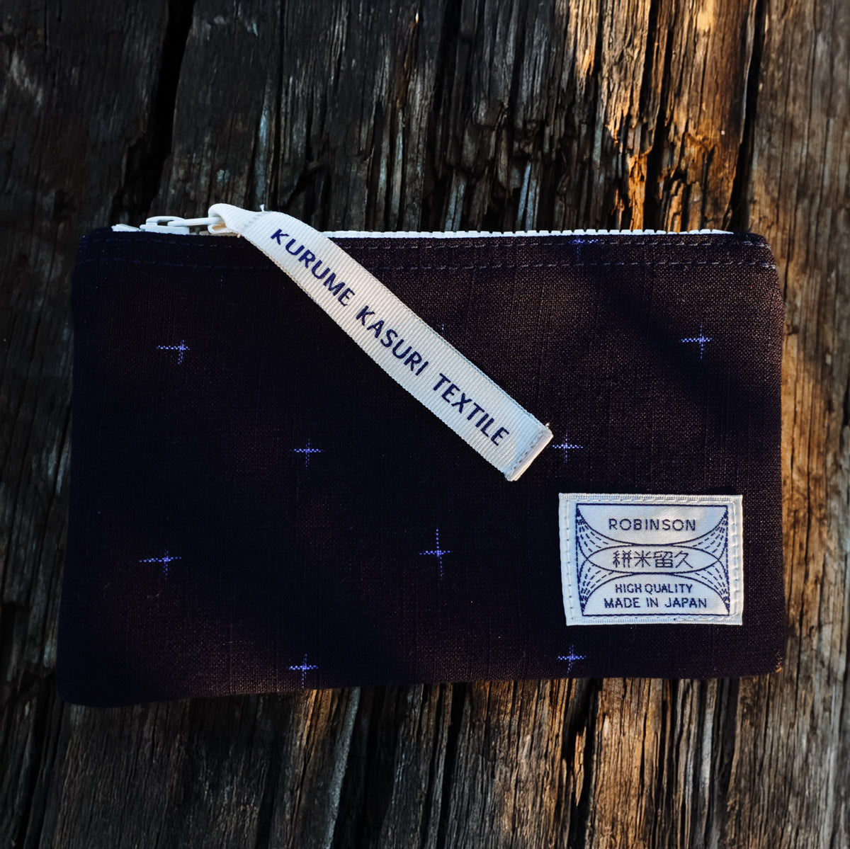 Pouch M Small cross Navy/Blue