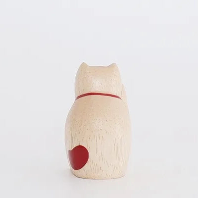 Wooden Figurine – Maneki Neko – ENGIMON mini Collection