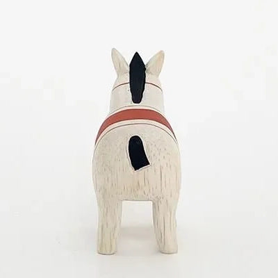 Wooden figurine – Red UMA – Polepole Animal Collection