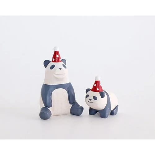 Figurine en Bois - Noël Polepole - Panda Enfant - FIGURINES EN BOIS