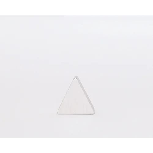 Figurine en Bois triangulaire - Père Noël - Argenté - FIGURINES EN BOIS