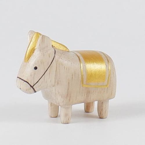 Figurines en bois - Set signes du zodiaque chinois - Or - FIGURINES EN BOIS