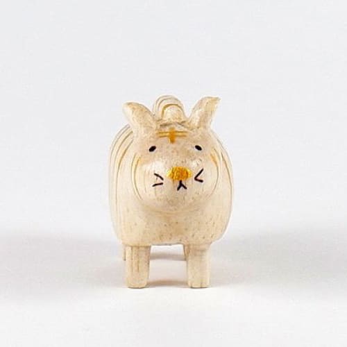 Figurines en bois - Set signes du zodiaque chinois - Or - FIGURINES EN BOIS