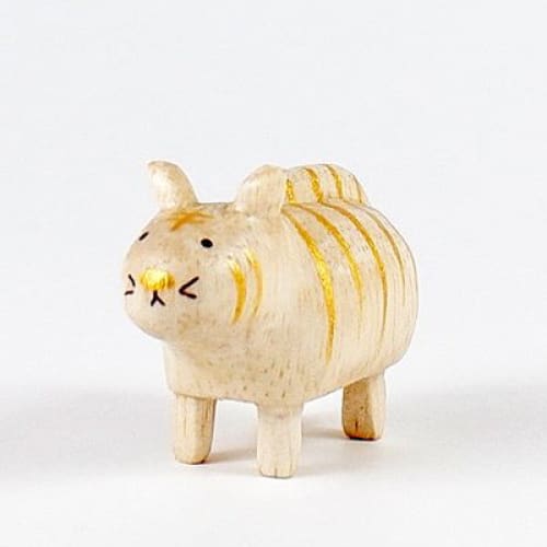 Figurines en bois - Set signes du zodiaque chinois - Or - FIGURINES EN BOIS