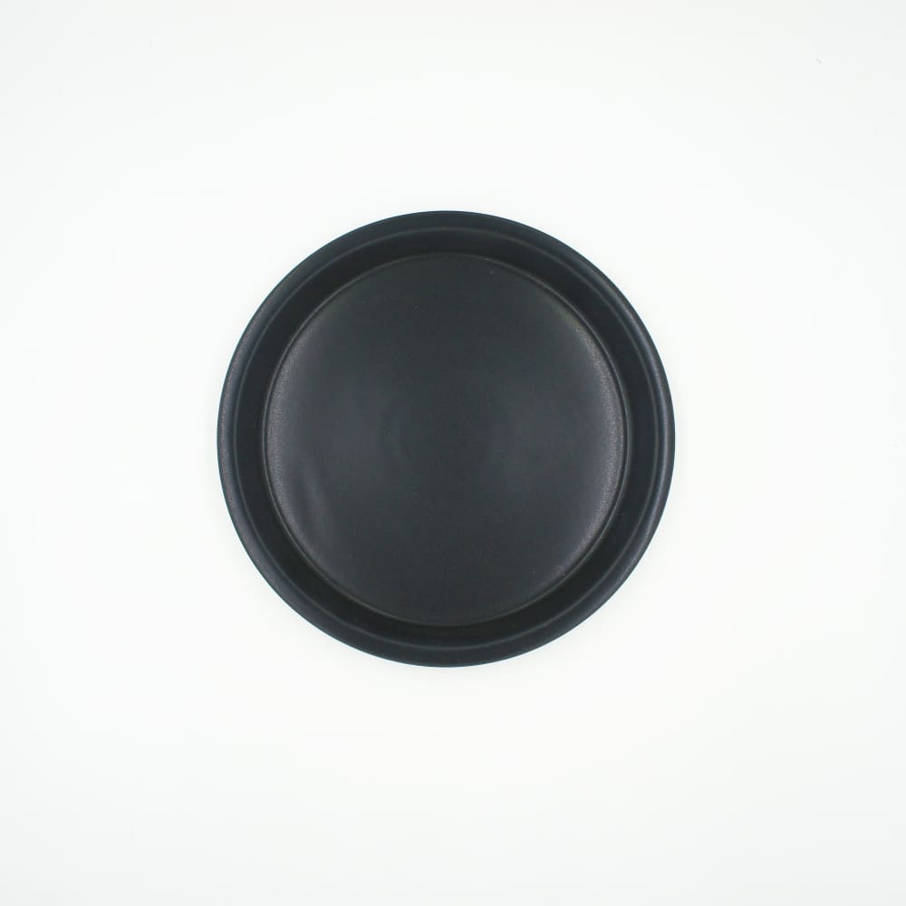 Grande assiette - Noir mat - VAISSELLE