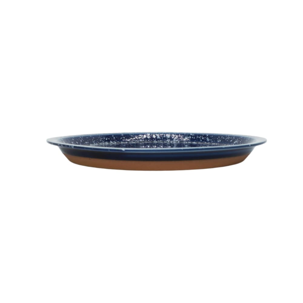 Grande assiette - Splash - Navy & Blanc - VAISSELLE