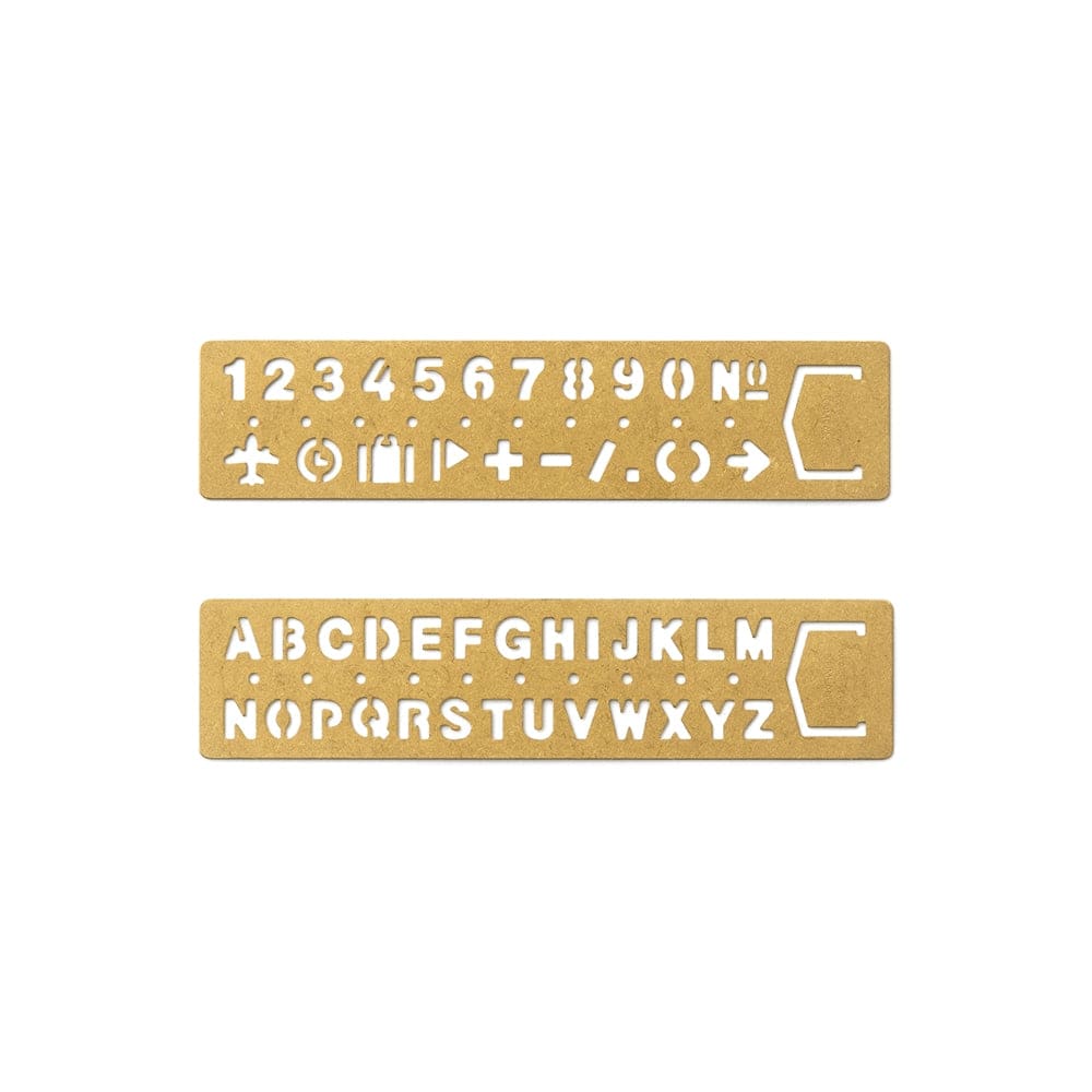 Marque Page à Pochoirs - Chiffres - ACCESSOIRES DE BUREAU