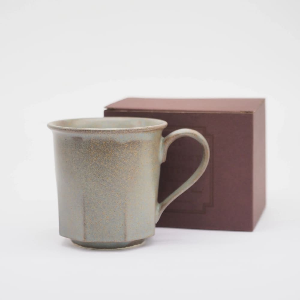 Mug octogonal - Série poterie ancienne - Gris - VAISSELLE