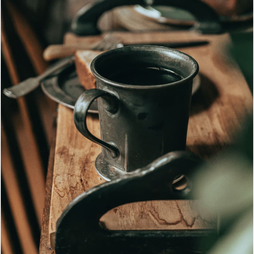Mug octogonal - Série poterie ancienne - Laiton - VAISSELLE