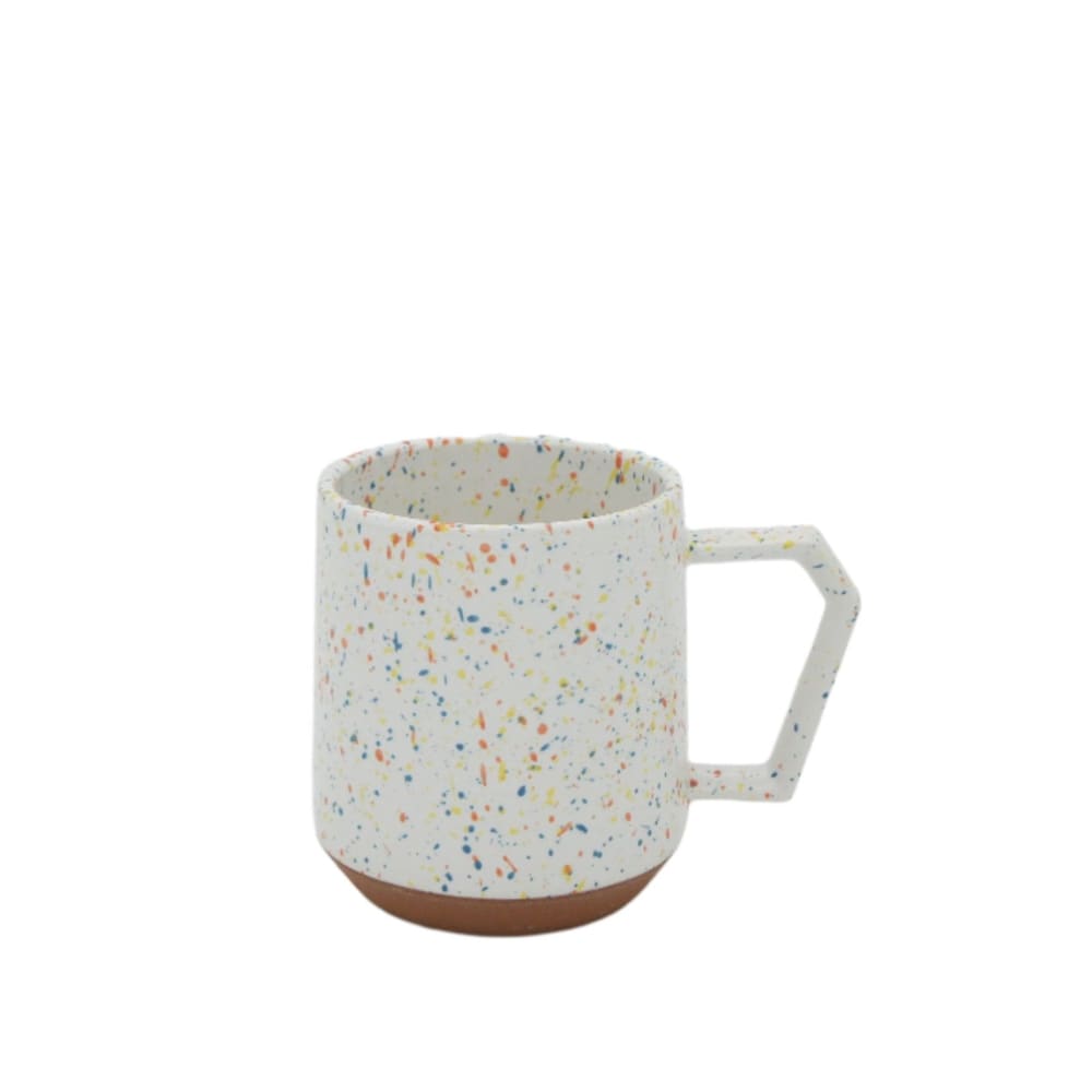 Mug - Splash - Blanc & Orange - VAISSELLE
