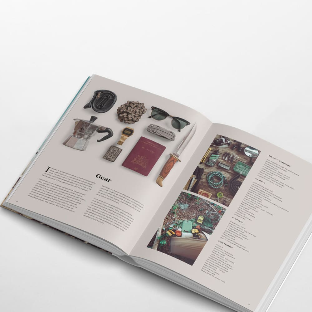 One year on a bike - Book