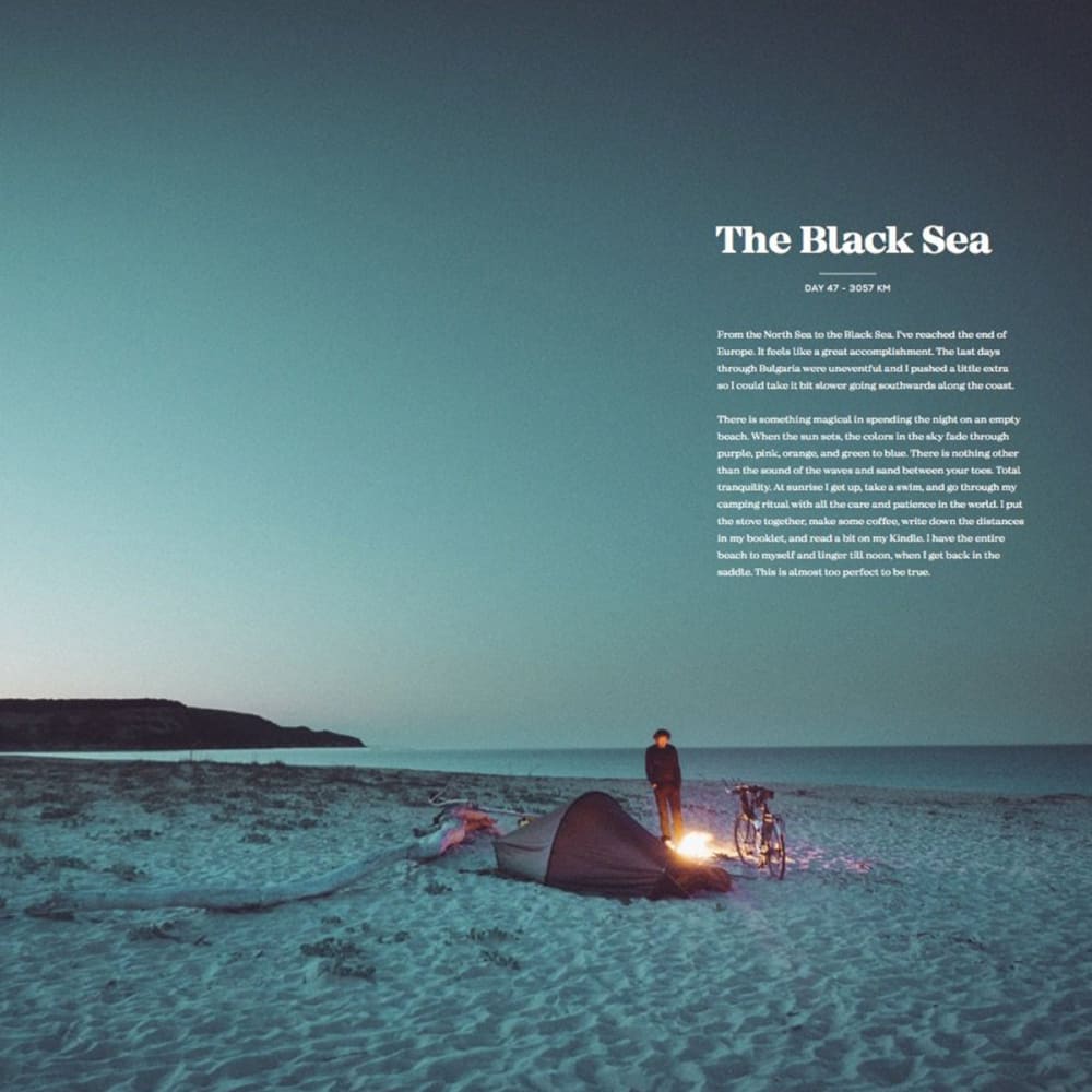 One year on a bike - Book