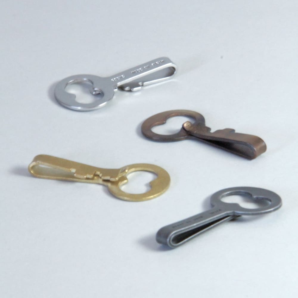 Pince à billets Clef Retolo avec boite - Laiton oxydé - MONEY CLIP