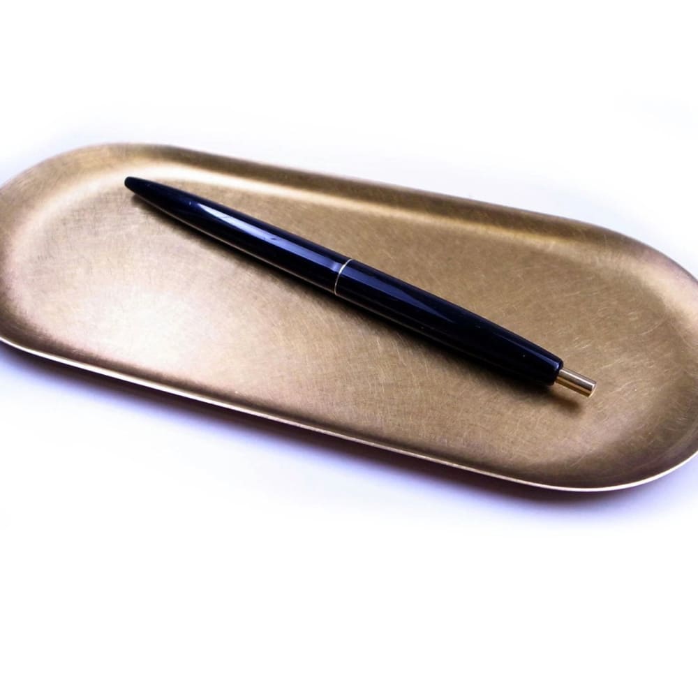 Plateau - Laiton oxydé - PLATE