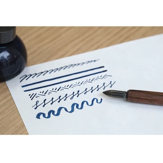 Plume en métal - Laiton patiné - PLUMES KAKIMORI