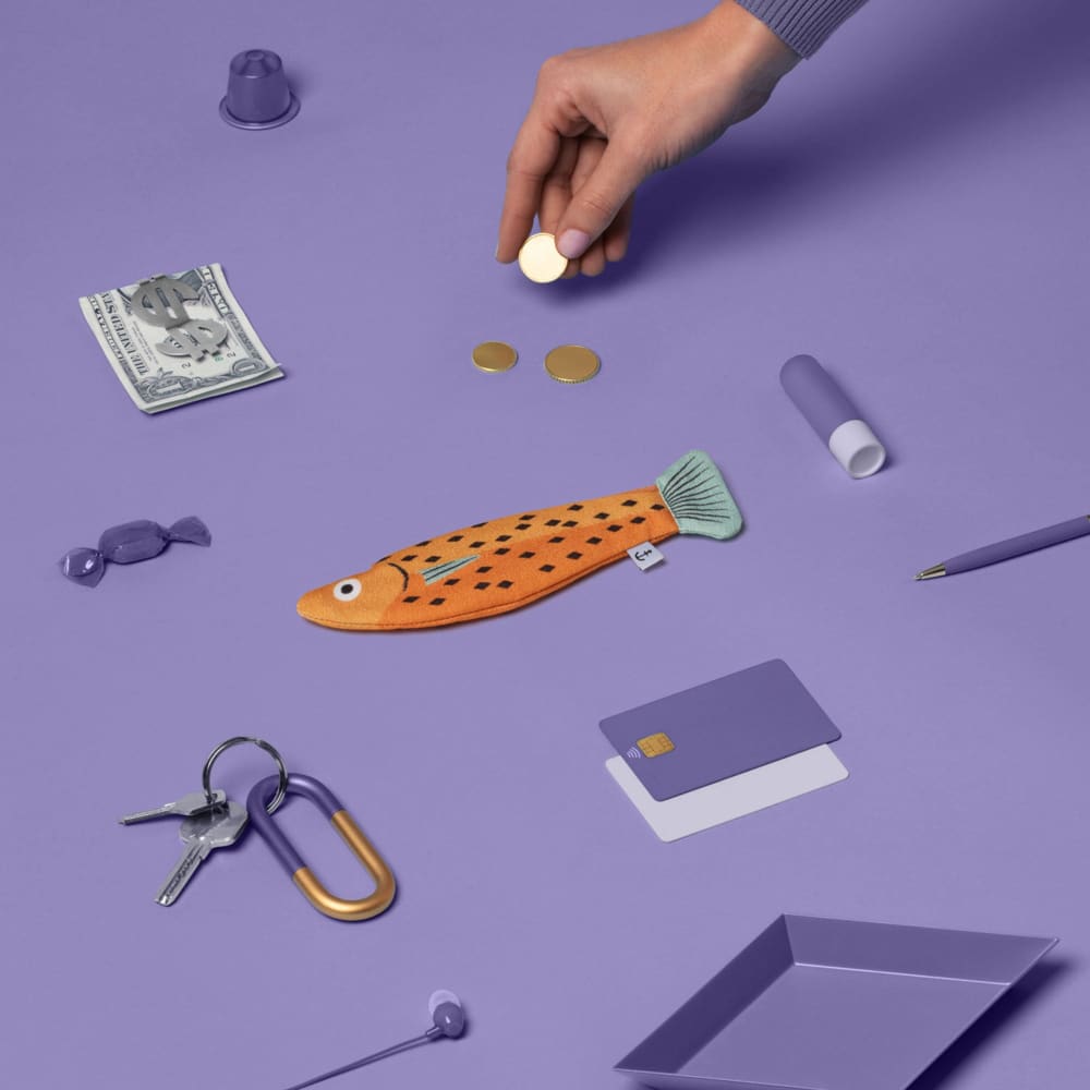 Pochette - Petit merlan - Orange - Pochette