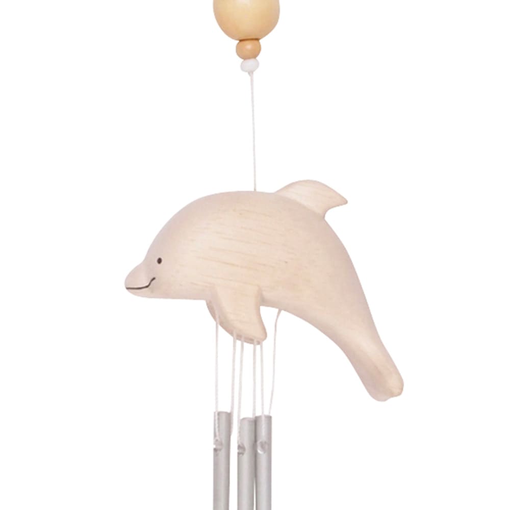 Polepole Wind Chime/ Dolphin - Wooden Animal