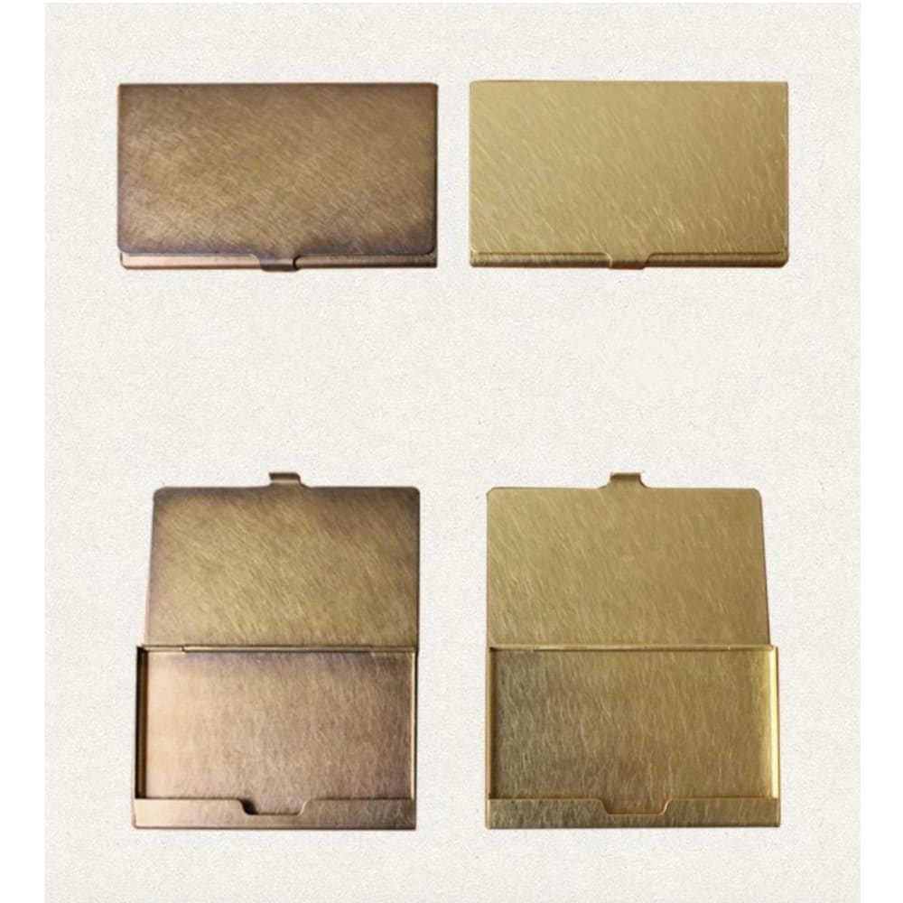 Porte Cartes de Visite - Laiton oxydé - CARDCASE