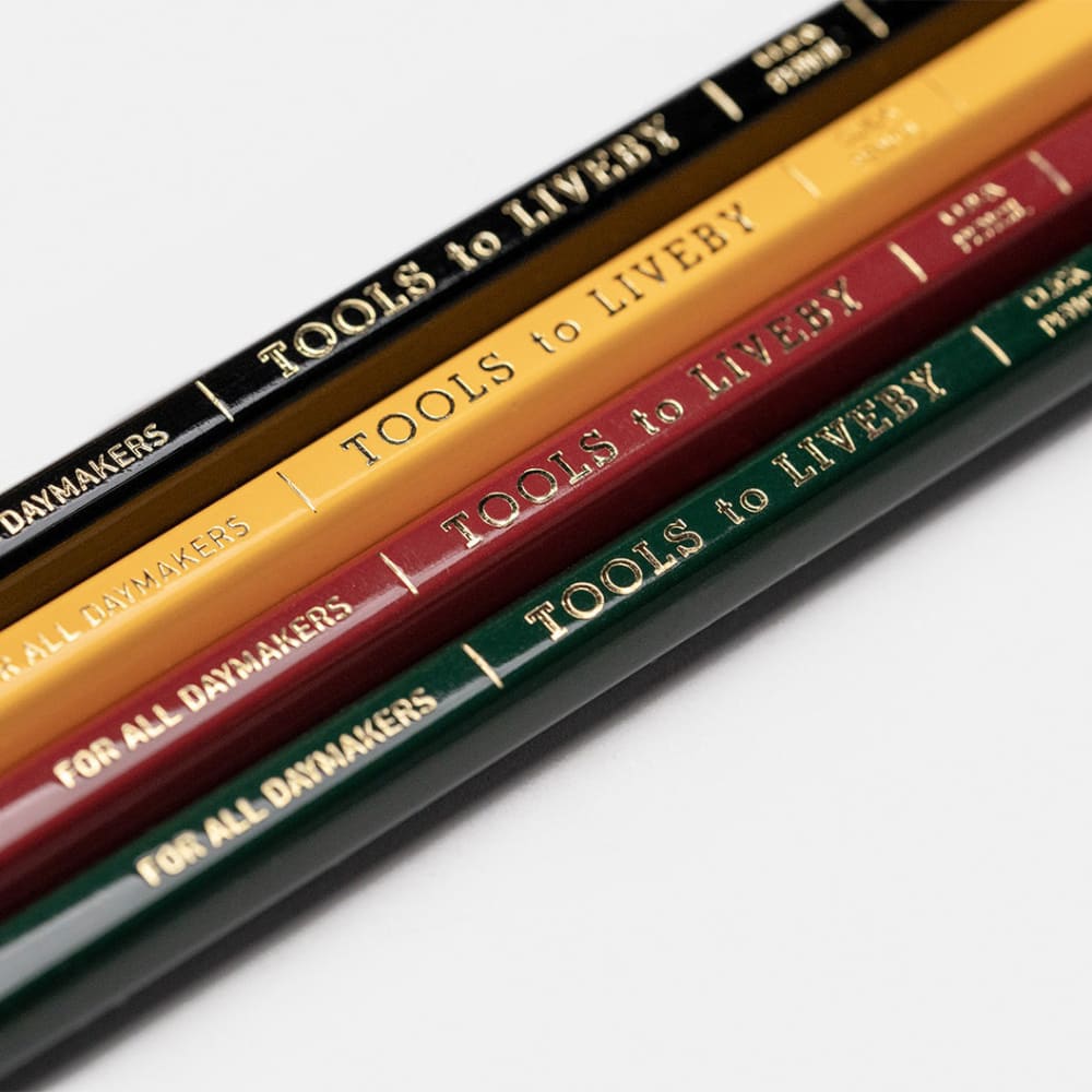 Porte Mine en Bois - Rouge foncé - Pencil