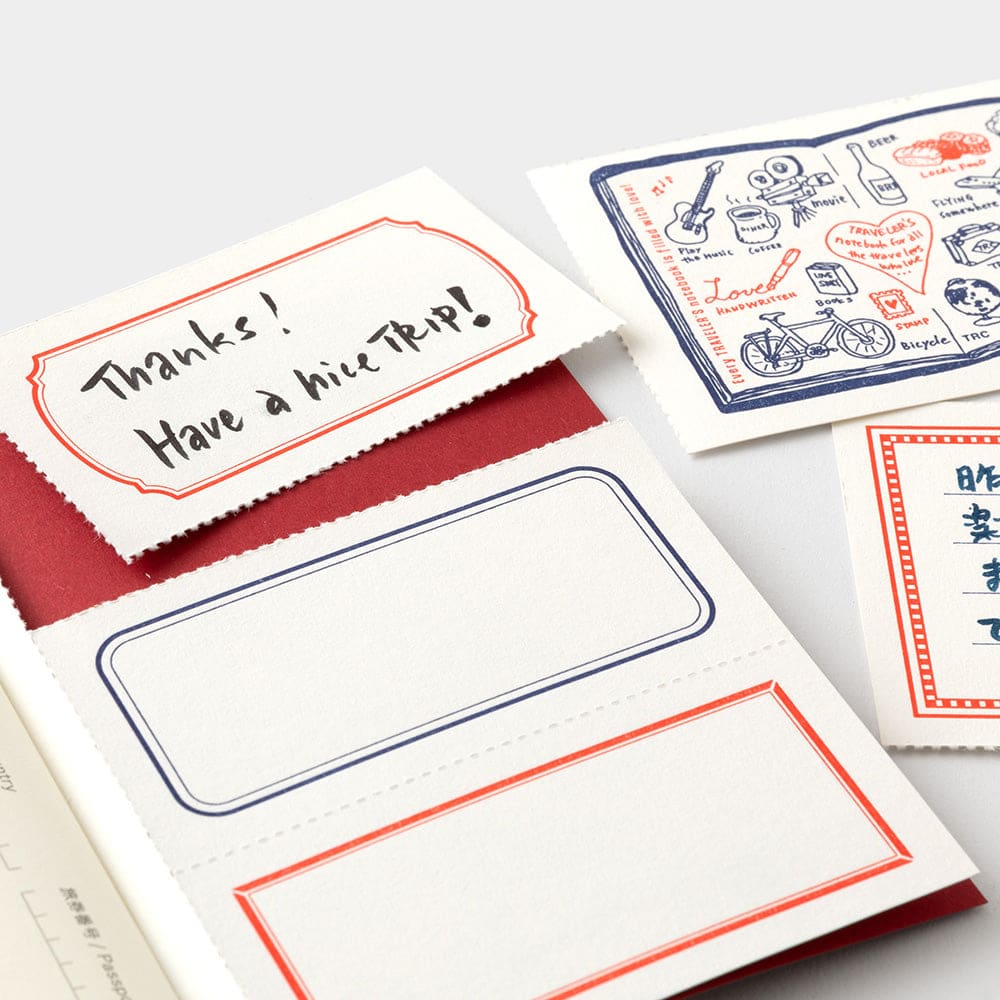 Recharge pour TRAVELER’S notebook - LOVE AND TRIP - Format Passeport - TRAVELER’S NOTEBOOK REFILLS