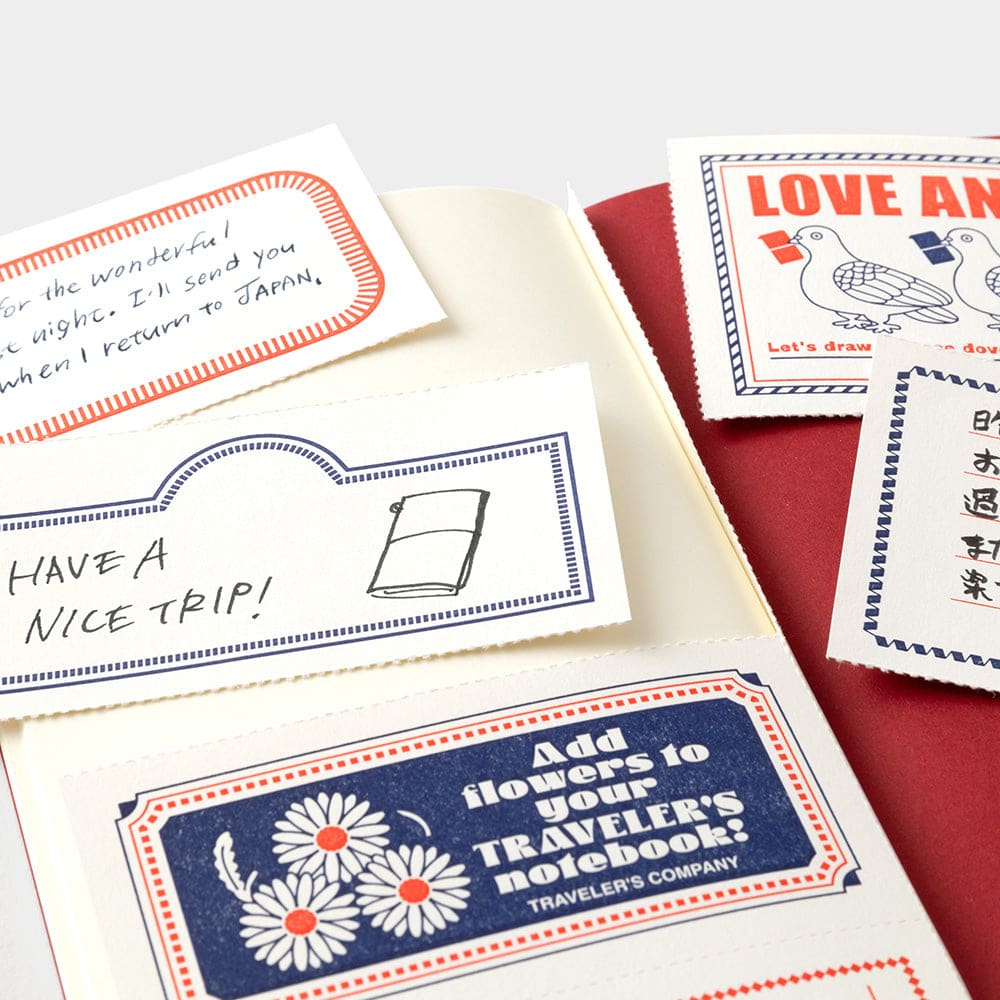 Recharge pour TRAVELER’S notebook - LOVE AND TRIP - Format regular - TRAVELER’S NOTEBOOK REFILLS