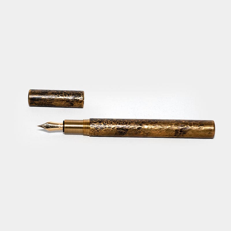 Stylo plume - Laiton capuchon rectangulaire - STYLOS PLUMES