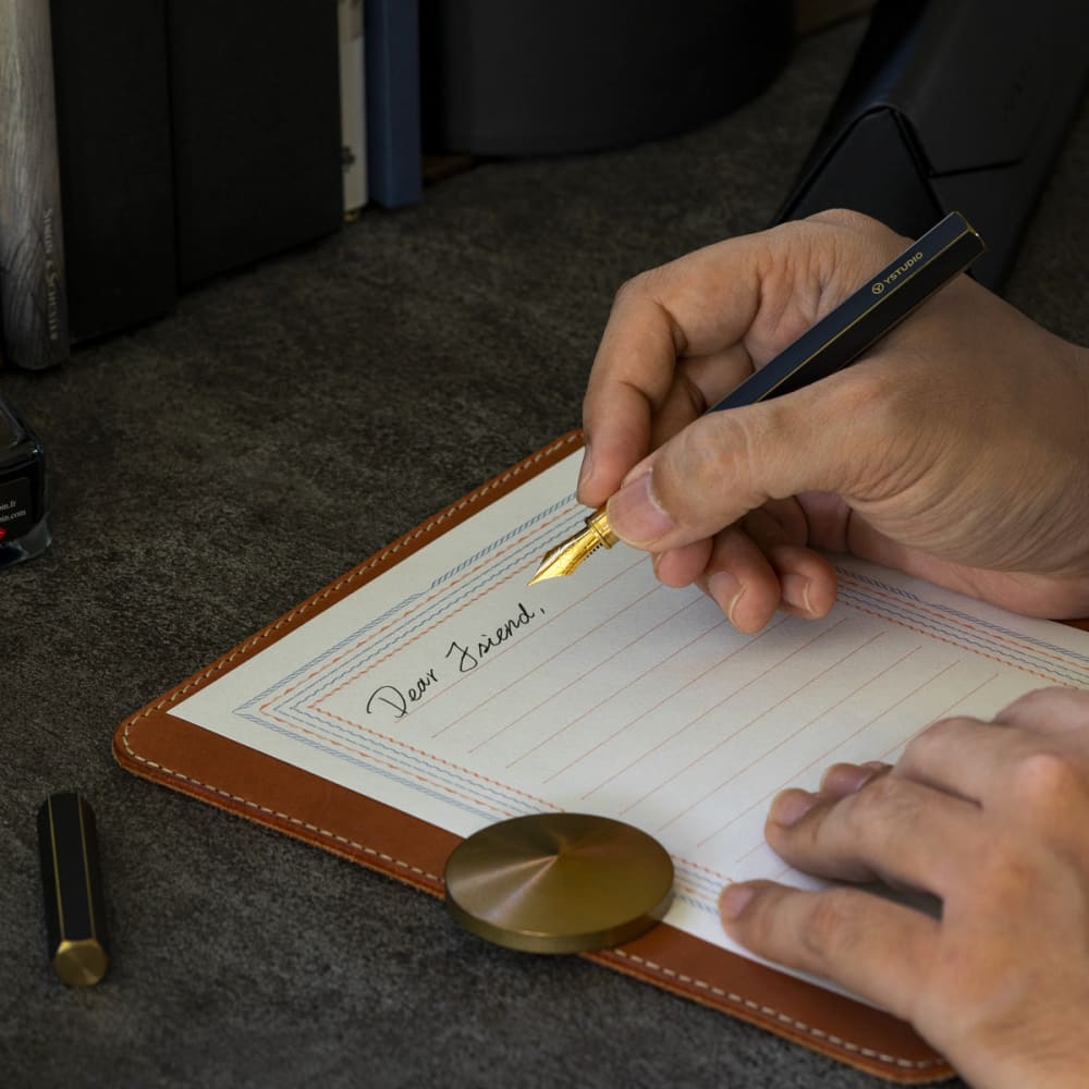 Stylo Plume Laiton Portable (M) - Classic Revolve - STYLOS PLUMES