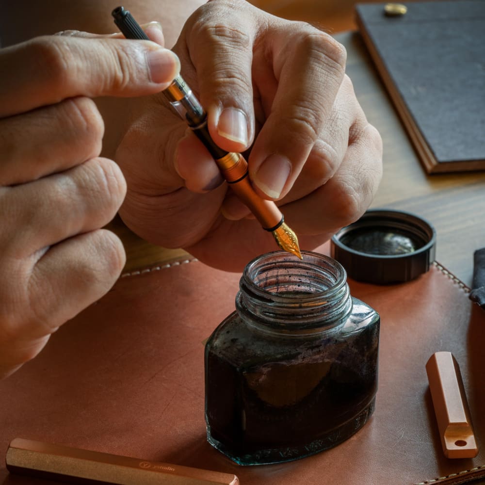 Stylo plume portable - Classic Revolve - Cuivre M - STYLOS PLUMES